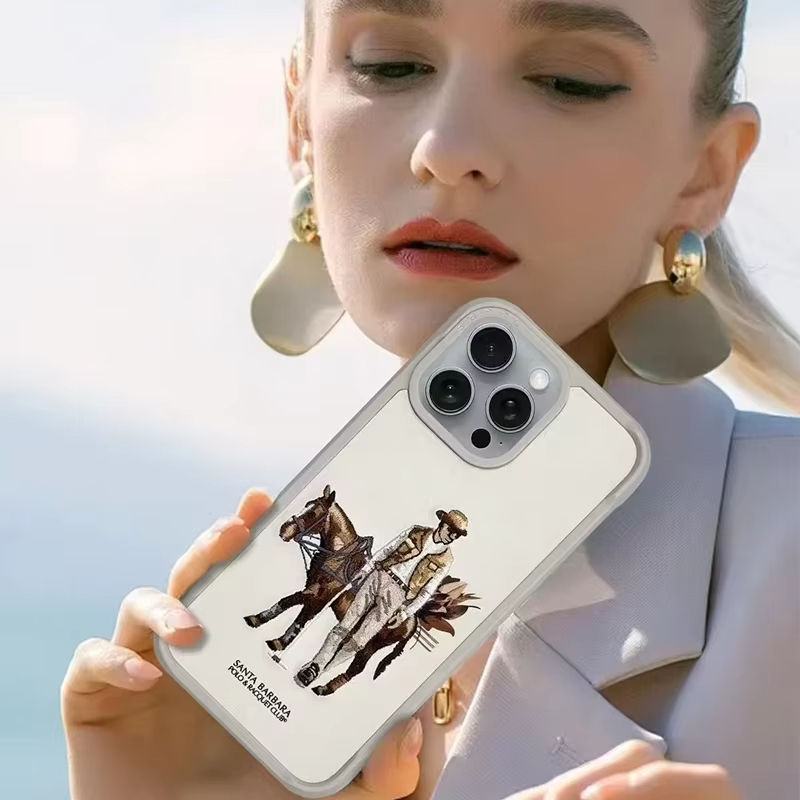 iPhone 16 Pro Max Case with Embroidered