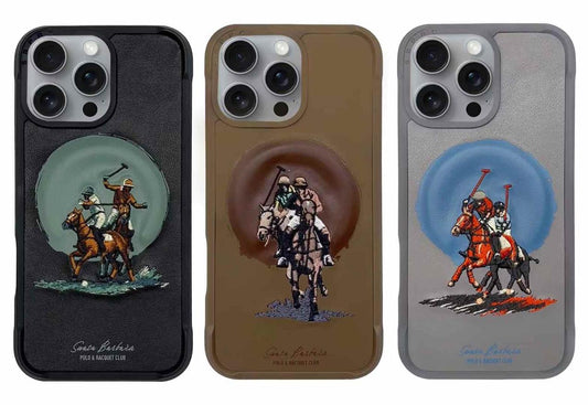 iPhone 16 Pro Case with Embroidered