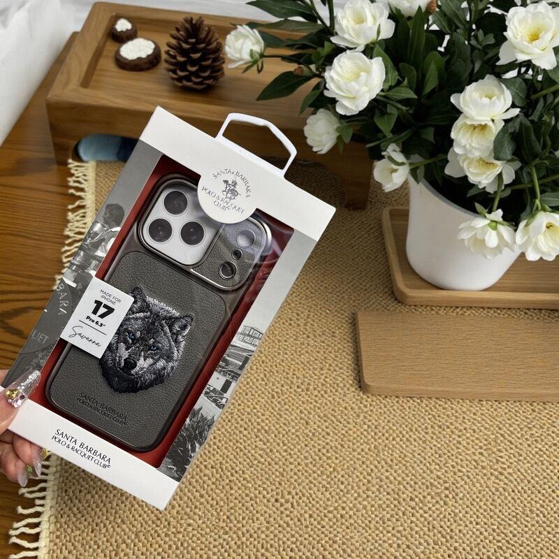 iPhone 17 Pro Case with Embroidered