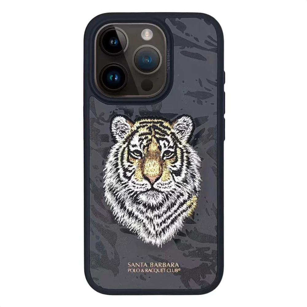 iPhone 15 Pro Case with Embroidered